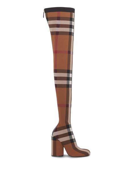 burberry thigh high boots|Burberry dolman knee high boot.